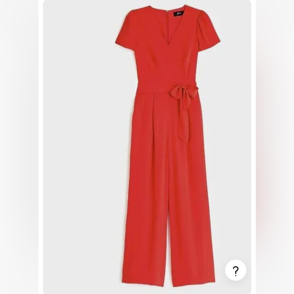 j crew short-sleeve wrap jumpsuit